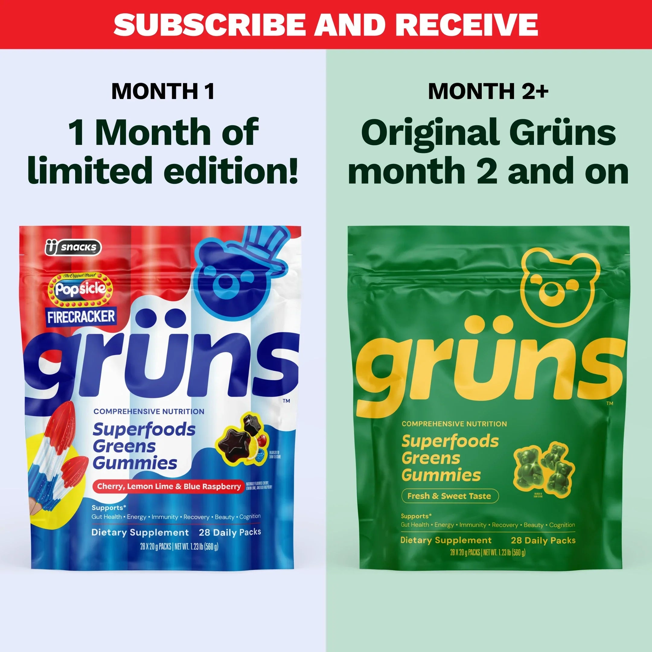 Popsicle® Firecracker Grüns - Vital Burst